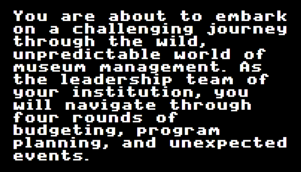 White text on a black background. 